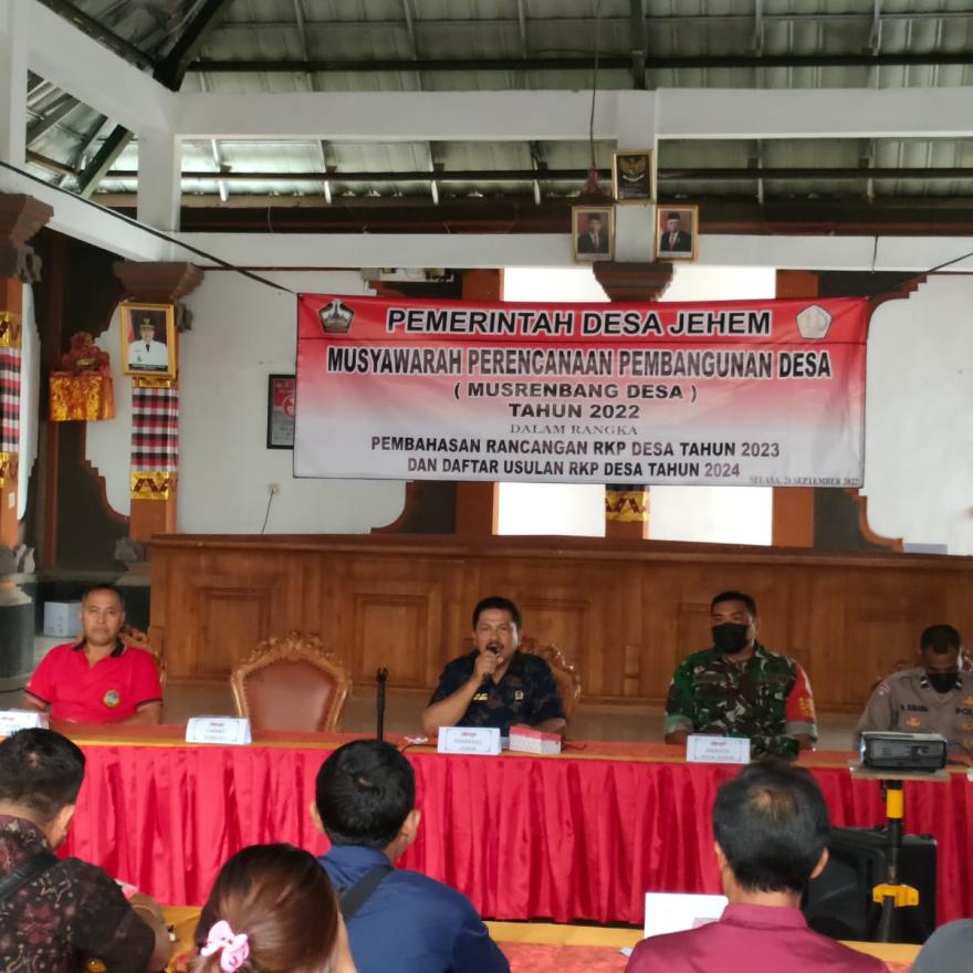Rapat Musyawarah Perencanaan Pembangunan Desa 